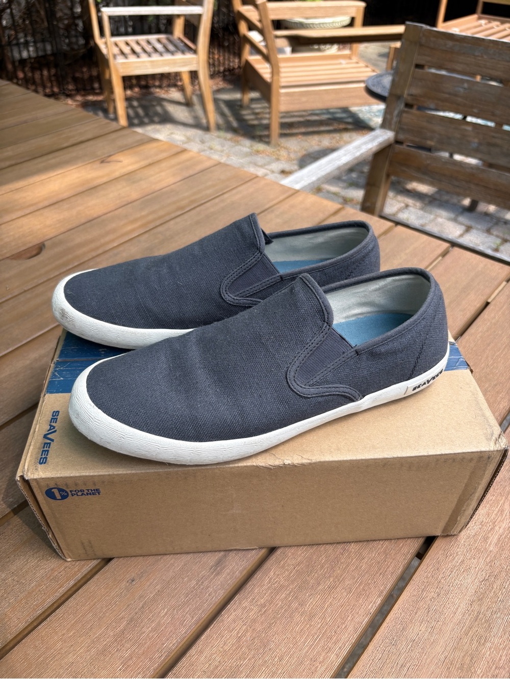 Seavees Baja Slip-on in Slate Navy